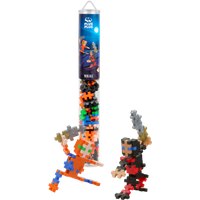 PLUS PLUS 4307 100 Kreativ Bausteine Ninja von PLUS-PLUS