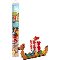 PLUS PLUS 4312 100 Kreativ Bausteine Wikingerschiff von PLUS-PLUS