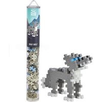 PLUS-PLUS 9604274 100 Kreativ Bausteine Wolf von PLUS-PLUS