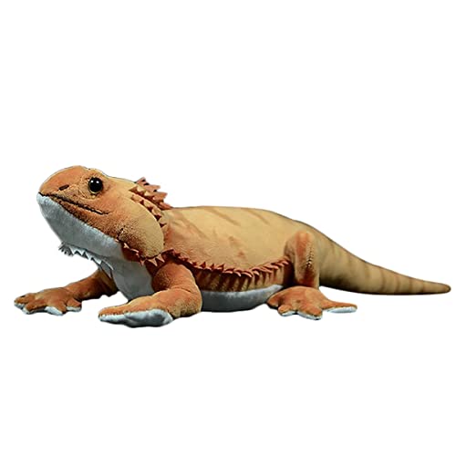 PLUSHIVE Realistisches Bartagamen-Plüschtier, 40,6 cm, fliegende Eidechse, Stofftier, niedliches braunes Eidechsenspielzeug für Jungen, Geschenke für Kinder, Umarmungsspielzeug von PLUSHIVE