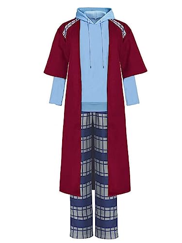 PMODA Fat Man Kostüm für Cosplay Hoodie Outfit Komplettes Set Kostüm für Halloween XS von PMODA