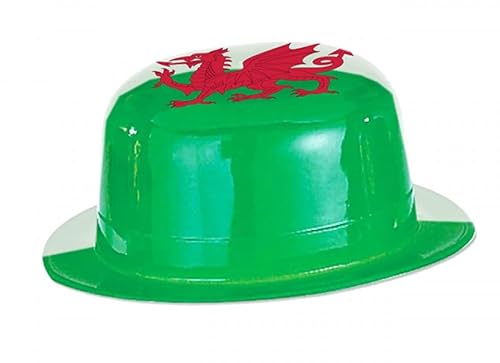Bowler-Hut aus Kunststoff mit Wales-Design von PMS