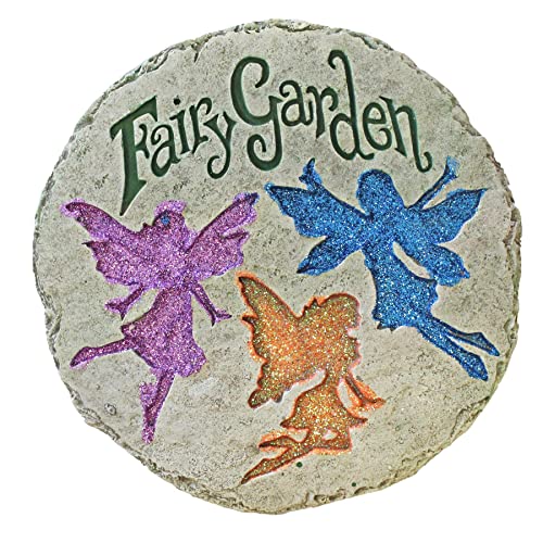 Fairy Garden Design Trittstein - 16cm x 16cm (1 Stk.) - Zauberhafte 3 verschiedene Designs magische Trittsteine von PMS