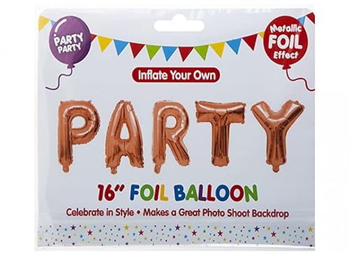 Eleganter Partyballon aus Roségold (40,64 cm) – perfekt für Geburtstage, Hochzeiten, Jubiläen – 12 Stück von PMS