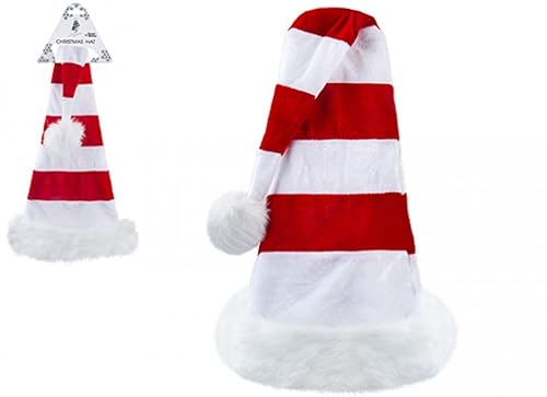 Lange rot-weiße Weihnachtsmütze von PMS