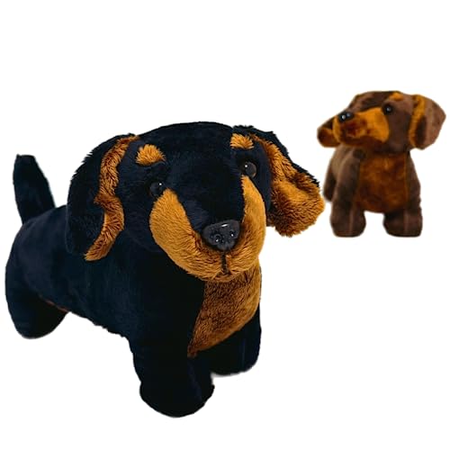 PMS Plüschtier, 30 cm, Wursthund, Dackel (zufällige Farbauswahl) von Gosh! Designs