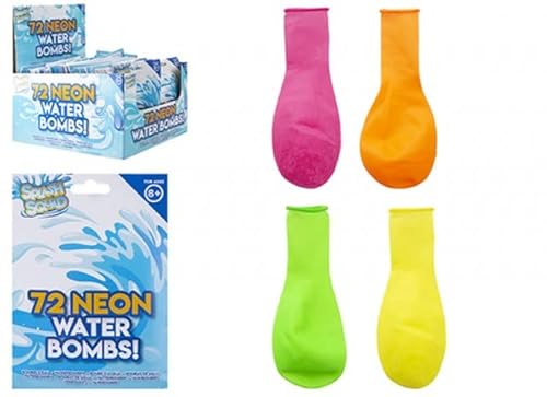 PMS 319052 Neon Bombs | Wasserballons | 72 Stück | Zubehör, Mehrfarbig von PMS
