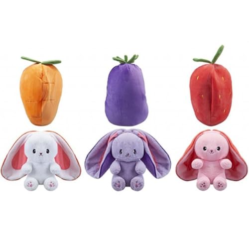 PMS 35 cm Zippy Reversible Food Bunny (Stile variieren) von PMS