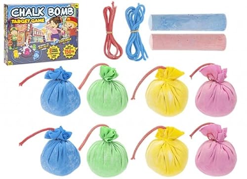 PMS Kreidebomben-Zielspiel, 12-teiliges Zubehör, mehrfarbig, ART_CRAFT_KIT für alle Altersgruppen, fördert Motorik und Strategie PMS Kreidebomben-Zielspiel, 12-teiliges Zubehör, mehrfarbig, ART_CRAFT_KIT für alle Altersgruppen, fördert Motorik und Strategie von PMS