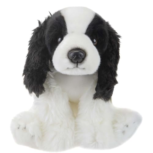 PMS VFM Plüschtier Cocker Spaniel, Weiß/Schwarz von PMS