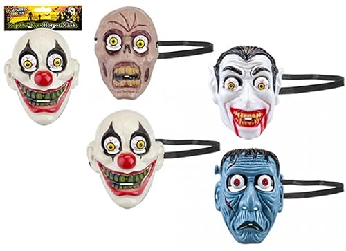 Pop-Out-Augenmasken, Horror-Masken, 4 verschiedene Farben von PMS