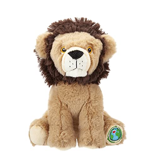 VFM – Löwe, große Katze, Kuscheltier, weiches Spielzeug, aus 100% recyceltem Kunststoff, niedliche Plüsch, tolles Geschenk für Kinder und Erwachsene, Größe: 23 cm von PMS