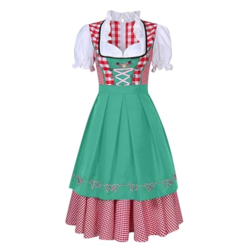 PMUYBHF Gothic-Minikleider Für Frauen Damen Halloween Oktoberfest Kleid Body Sculpting Bühnenkostüm Kostüm Stormtrooper Kostüm Erwachsene Männer Cosplay (Green, XXXXL) von PMUYBHF