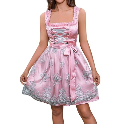 PMUYBHF Jojos Bizarres Abenteuerkostüm Cosplay Cosplay-Kostüm im mittelalterlichen Stil, Outfit für Bierfest mit Spitzen- und Knopfdesign Asuna-Cosplay-Kostüm (S) von PMUYBHF