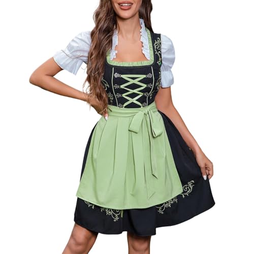 PMUYBHF Luckb Superheld Spandex Kostüm Cosplay 3D Zentai Ganzkörperanzug Halloween Erwachsene/Kinder 3D-Stil Elegantes Cosplay-Kleid für Damen, Meine Heldenakademie Perücken (Green, XL) von PMUYBHF