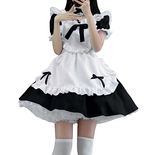 PMUYBHF Mittelalterliche Foltergeräte Körper-Halloween-Kostüm, Bühnenkleid, Kostüm, Oktoberfest, Bildhauerei, Damenkleid Pelzkostüme Für Cosplay-Kinder (Black, XXXXL) von PMUYBHF