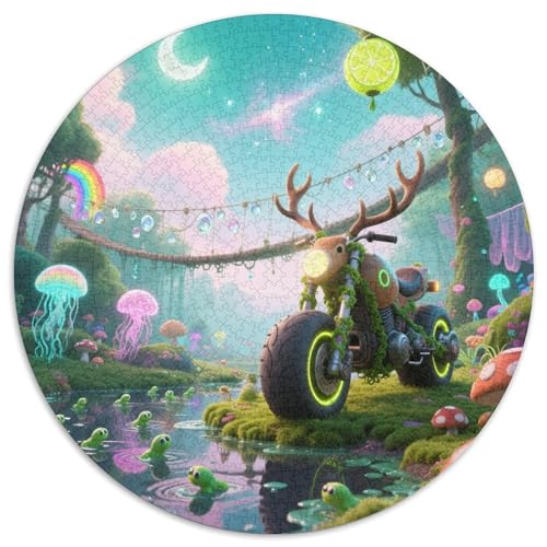 Motorsport 1000 Teile Puzzle Motorsport RundPuzzle Puzzle Made in Europe DIY Geeignet Ab 12 Jahren Puzzles-Geschenk 1000pcs (67.5x67.5cm) von PNSDUESA