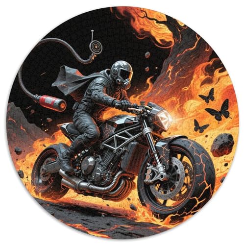 Motorsport 1000 Teile Puzzle Motorsport RundPuzzle Puzzle Made in Europe DIY Geeignet Ab 12 Jahren Wand Dekoration 1000pcs (67.5x67.5cm) von PNSDUESA