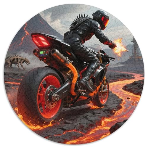 Motorsport 1000 Teile Puzzle Motorsport RundPuzzle Schwieriges Großes Puzzle DIY Erwachsene Puzzles-Geschenk 1000pcs (67.5x67.5cm) von PNSDUESA