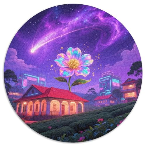 Oolong 1000 Teile Puzzle Plant Science Fiction Originality RundPuzzle Druck Schwieriges Unmögliches Puzzle DIY Geeignet Ab 12 Jahren Wand Dekoration 1000pcs (67.5x67.5cm) von PNSDUESA