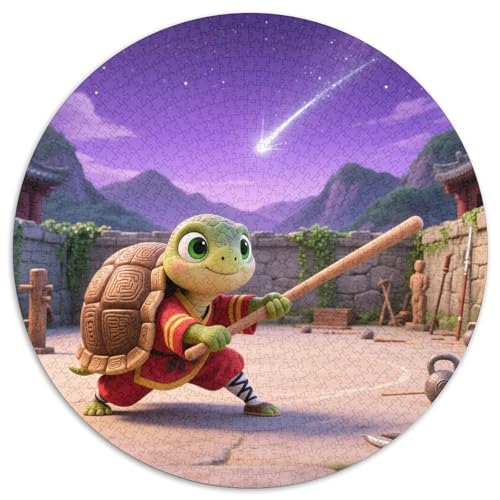 Turtle 1000 Teile Puzzle Turtle Lovely Kungfu RundPuzzle Druck Schwieriges Unmögliches Puzzle PädagogischesStressabbau-Spielzeug Für Erwachsene Kinder Erwachsene Puzzles-Geschenk 1000pcs (67.5x67.5cm Turtle 1000 Teile Puzzle Turtle Lovely Kungfu RundPuzzle Druck Schwieriges Unmögliches Puzzle PädagogischesStressabbau-Spielzeug Für Erwachsene Kinder Erwachsene Puzzles-Geschenk 1000pcs (67.5x67.5cm von PNSDUESA