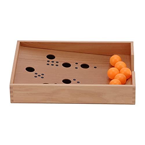 Blow Tennis Box - Vision und Lungenkapazität Sportspielzeug, Hirnentwicklungsstimulator, haltbares Buchenholzdesign für Kinder Blow Tennis Box - Vision und Lungenkapazität Sportspielzeug, Hirnentwicklungsstimulator, haltbares Buchenholzdesign für Kinder von PODSJD