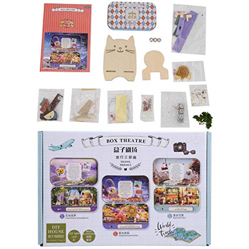 Holz -DIY -Modell -Kit - Komplette Teile mit englischen Anweisungen für Teenager und Erwachsene, Öko - freundliches Handwerks für Weihnachten Valentinstag (Q-011 Starlight Garden) von PODSJD