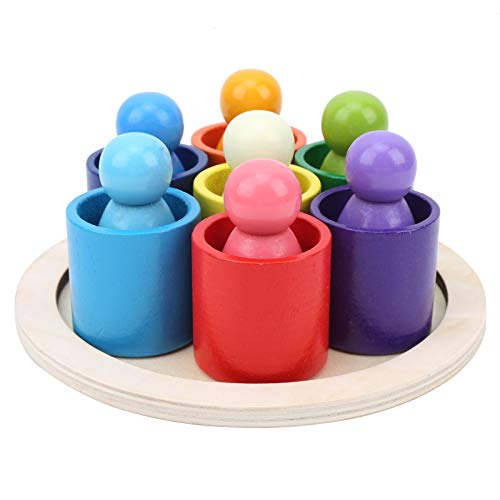 PODSJD Bausteine ​​für Kleinkinder - farbenfrohe Formen und Größen, lehrreiches kreatives Spielzeug für frühes Lernen und Entwicklung (Bucket Set of Villain Combination) von PODSJD