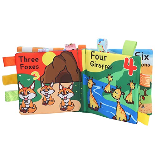 PODSJD Cartoon -Stoffbuch - leuchtende Farben und langlebiger Stoff, kognitive Entwicklung Babyspielzeug für Kleinkinder und Kinder im Vorschulalter PODSJD Cartoon -Stoffbuch - leuchtende Farben und langlebiger Stoff, kognitive Entwicklung Babyspielzeug für Kleinkinder und Kinder im Vorschulalter von PODSJD