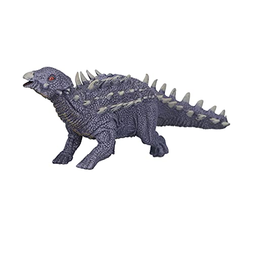 PODSJD Dinosaurier Spielzeugset - handgemalte realistische Figuren, Nicht dauerhafte Bildungsmodelle für das Lernen und Spielen von Kindern (Lila stacheliger Ankylosaurus) von PODSJD