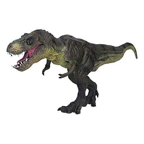 PODSJD Dinosaurierspielzeugset - lebensechte PVC -Figuren, lehrreiches Wildtiermodelle für Kinder imaginativen Spielen und Lernen (Tyrannosaurus Rex Green wandeln) von PODSJD
