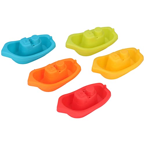 Stapelboote Spielzeug - 5 farbenfrohe schwimmende Badspielzeug für die Entwicklung von Kleinkindmotorkenntnissen und lustige Spielzeit Stapelboote Spielzeug - 5 farbenfrohe schwimmende Badspielzeug für die Entwicklung von Kleinkindmotorkenntnissen und lustige Spielzeit von PODSJD