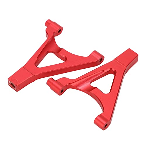 2 Stück RC Auto Aluminiumlegierung Front Upper Suspension Arm Upgrade Teile für Traxxas Slash4WD 1/16 Fernbedienung Auto (Rot) von POENVFPO