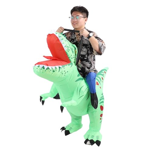 Aufblasbare Dinosaurier-Kostüme für Erwachsene,, Vielseitige Belüftung, T-Rex-Aufblaskostüm für Cosplay-Party Aufblasbare Dinosaurier-Kostüme für Erwachsene,, Vielseitige Belüftung, T-Rex-Aufblaskostüm für Cosplay-Party von POENVFPO