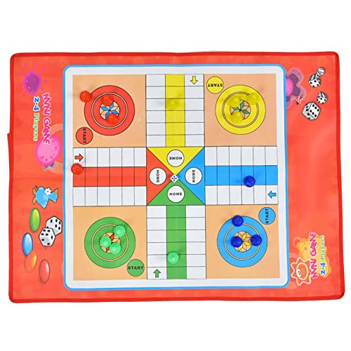Nicht Gewebter Schachbrettset, Farbiges Brettspiel für, 23,6 X 17,7,7in, 16 Schachstücke, 1 Würfel für Intelligenzunterricht Nicht Gewebter Schachbrettset, Farbiges Brettspiel für, 23,6 X 17,7,7in, 16 Schachstücke, 1 Würfel für Intelligenzunterricht von POENVFPO