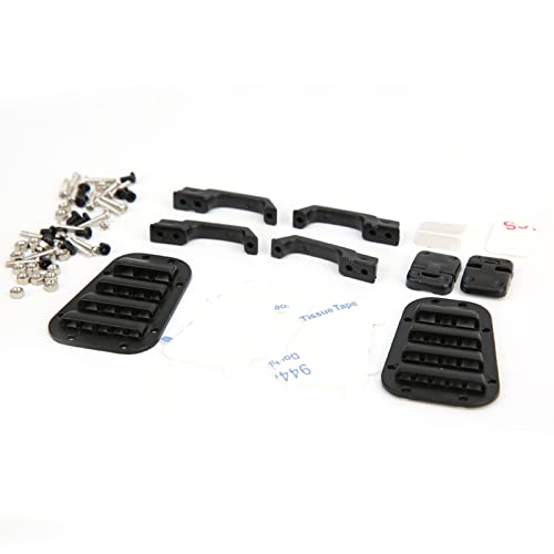POENVFPO 1/10 RC -Autotürscharniere Graße RC Accessoire Bündel, Bequeme Ausstattung, Verbessert das Erscheinungsbild des -Autos, Perfekt für Auto Enthusiasten von POENVFPO