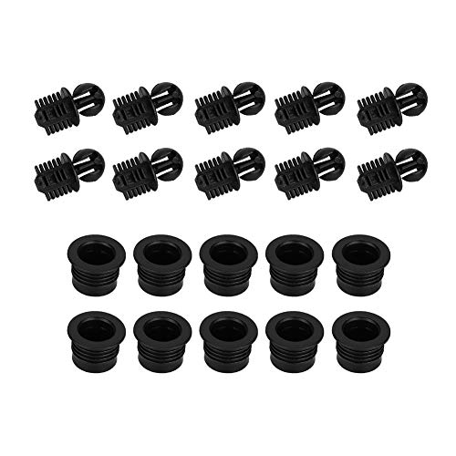 POENVFPO 10 Pairs Lautsprecher Net Cover Frame Snap Fastener Push‌, Soundbox Körperfixierende Schnalle für Kleine Lautsprecher von POENVFPO