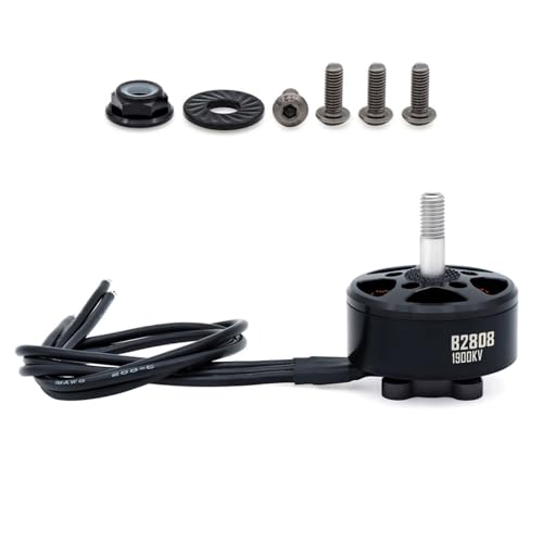 POENVFPO 14 Polnisch Bürstenloser Motor, 1500 KV 1900 KV M5 -Welle für RC FPV Quadcopter, Starker Schub, Glätterer Betrieb (1900KV) von POENVFPO