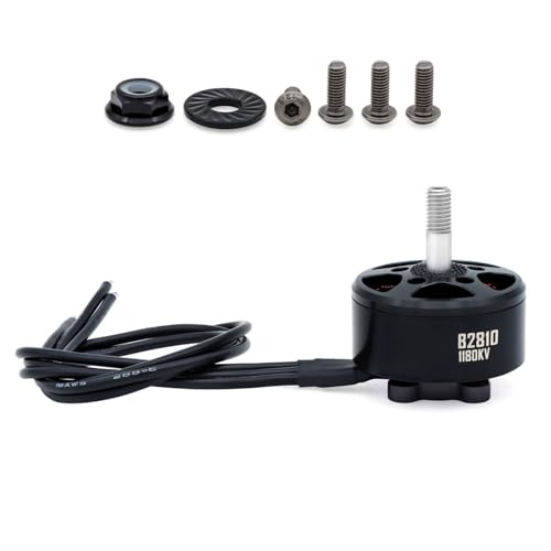 POENVFPO 14 Polus Bürstenloser Motor, 980 KV Hochgeschwindigkeitsfliegerer Motor mit M5 -Welle, 1030 -W -Maximalleistung für RC Quadcopter, 18AWG -Silikondraht 250 Mm Inbegriffen (1180KV) von POENVFPO