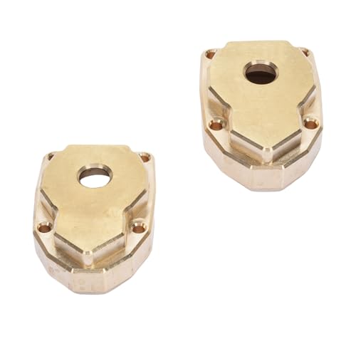 POENVFPO 2PCS RC Messing Portalabdeckungen, Äußeres Achsschenkelabdeckungsgehäuse für MK07 1/7 RC Auto von POENVFPO