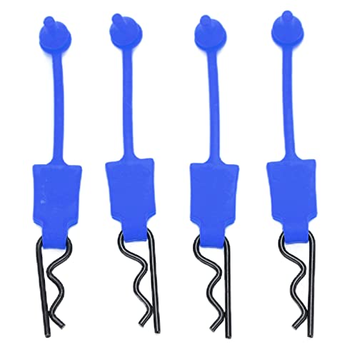POENVFPO 4 Stück RC Car Shell Bolt Body Clips Pins, Universal Shell Bolt Latch Clip Ersatzteile für 1/10 RC Car (Dunkelblau) von POENVFPO