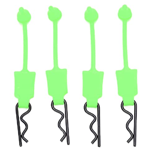 POENVFPO 4 Stück RC Car Shell Bolt Body Clips Pins, Universal Shell Bolt Latch Clip Ersatzteile für 1/10 RC Car (Green) von POENVFPO