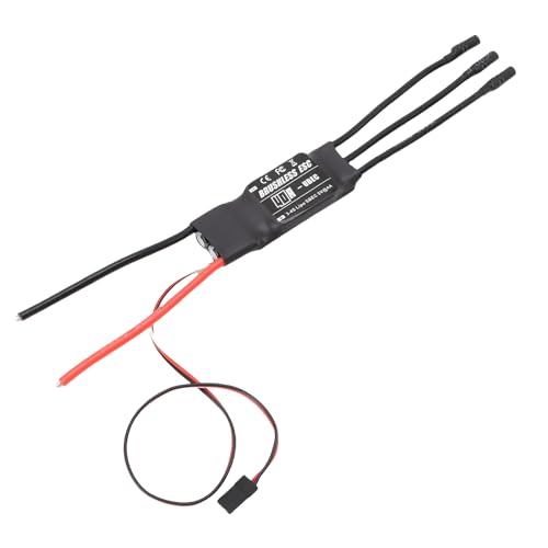POENVFPO 40A Bürstenloser ESC, Multiple Watch Motor Electric Speed Controller mit 3,5 -mm -Bananen -weiblicher Stecker für Multi -Achsen -Flugzeugmodell von POENVFPO