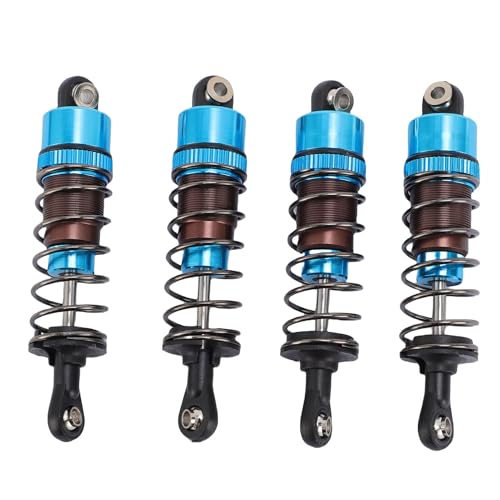 POENVFPO 4pcs 70 -mm -Stoßdämpferdämpfer, Aluminiumlegierung RC -Stoßdämpfer mit Schrauben für 1/10 RC -Autos (Blue) von POENVFPO