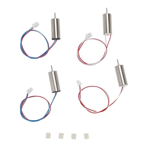POENVFPO 4pcs 716 Motorklemmen mit Draht, Aluminiumlegierung Metall -Drohnen -Motoranschlussteile für E88 Quadcopter von POENVFPO