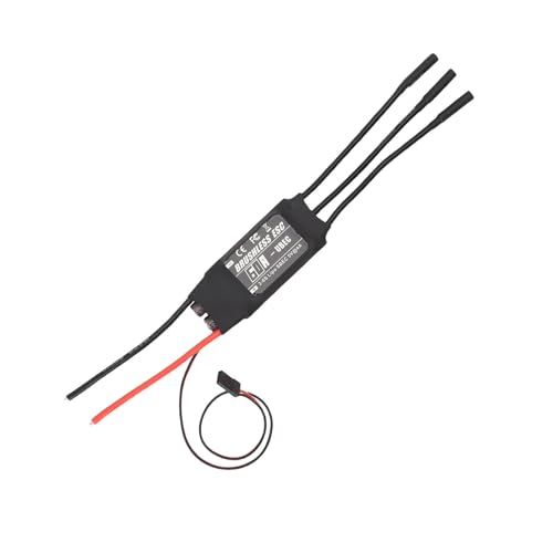 POENVFPO 60a 3 Bis 6s Lipo Batterie ESC, RC Bürstenloser Motor Elektrikdrehzahlregler für DIY RC -Flugzeuge Drohnen Hubschrauber von POENVFPO