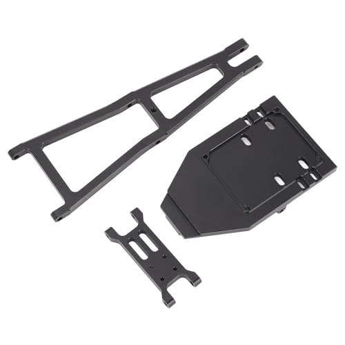 POENVFPO Aluminiumlegierung RC Truck Tow Build Kit mit Anhängerkupplung, Wrecker, Kranarm für Offroad -Klettern, DIY RC -Enthusiasten (Black) von POENVFPO