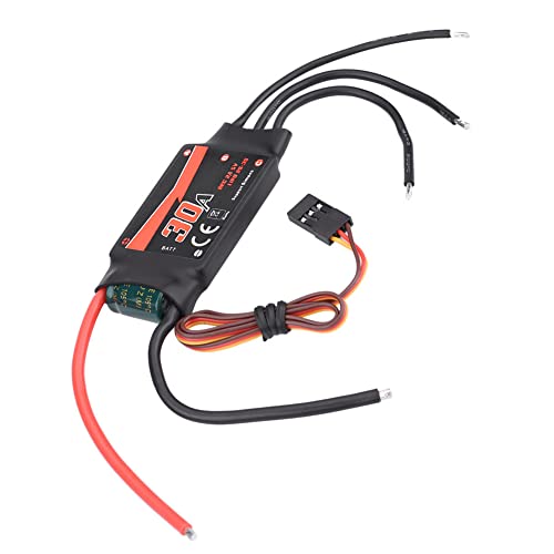 POENVFPO BLHeli 12A, 20A, 30A ESC mit Simon Firmware für Renndrohnen, RC-Teil, 2-3S Batterie, Sechs Bremsen (30A) von POENVFPO