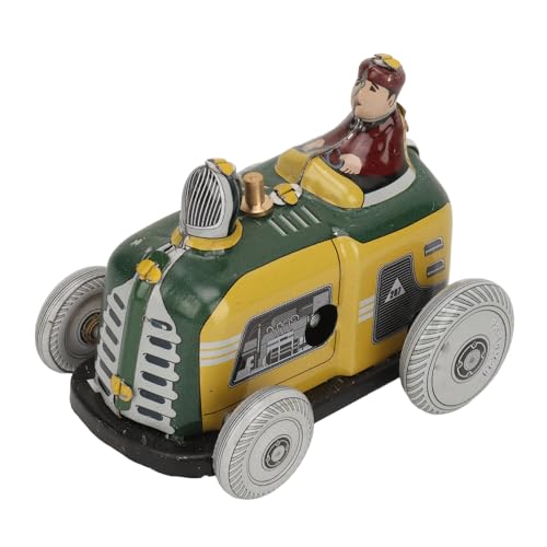 POENVFPO Clockwork Vintage -Spielzeug, Metall Retro Wind -up Car Model Figur Photography Requision Dekoration für die Sammlung Weihnachten Geburtstagsfeier von POENVFPO