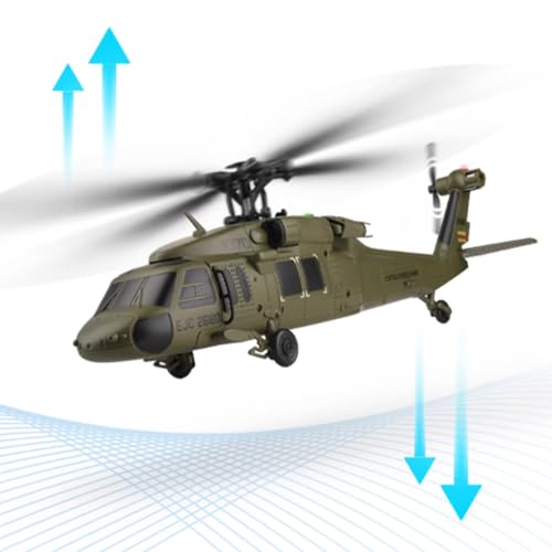 POENVFPO Fernbedienungshubschrauber, 2,4 G 4Ch 6 Achse Gyroscop RC Hubschrauber mit Höhenhalte und USB -Ladung 100m Reichweite POENVFPO Fernbedienungshubschrauber, 2,4 G 4Ch 6 Achse Gyroscop RC Hubschrauber mit Höhenhalte und USB -Ladung 100m Reichweite von POENVFPO